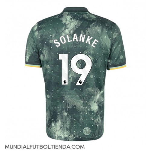 Camiseta Tottenham Hotspur Dominic Solanke #19 Tercera Equipación Replica 2024-25 mangas cortas